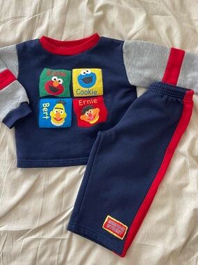 Vintage Sesame Street Sweater Set